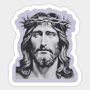 Jesus Christ Lord And Savior Sticker